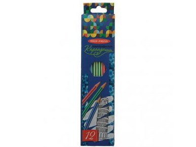 Карандаш ч/г, гексагонал. без ласт. (гриф.d=1,85 мм, пластик) (КЧ-2507)