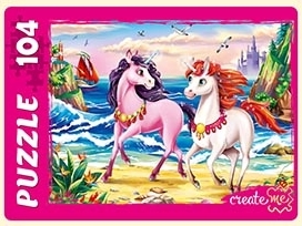 ПАЗЛЫ 104 элемента. ЕДИНОРОГИ