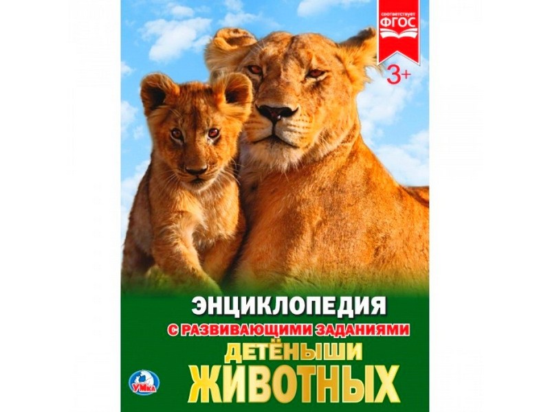 ЭНЦИКЛОПЕДИЯ А4. ДЕТЕНЫШИ ЖИВОТНЫХ (С РАЗВИВАЮЩИМИ ЗАДАНИЯМИ)