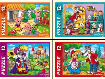 ПАЗЛЫ 12 элементов. ЛЮБИМЫЕ ЗАРУБЕЖНЫЕ СКАЗКИ кратно 32