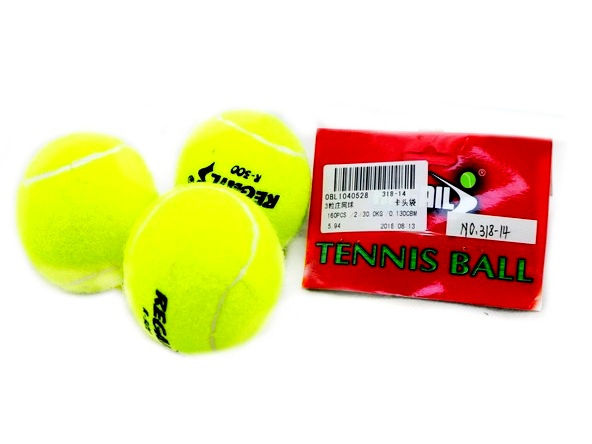 Набор мячей для большого тенниса 3шт в пак. 318-14