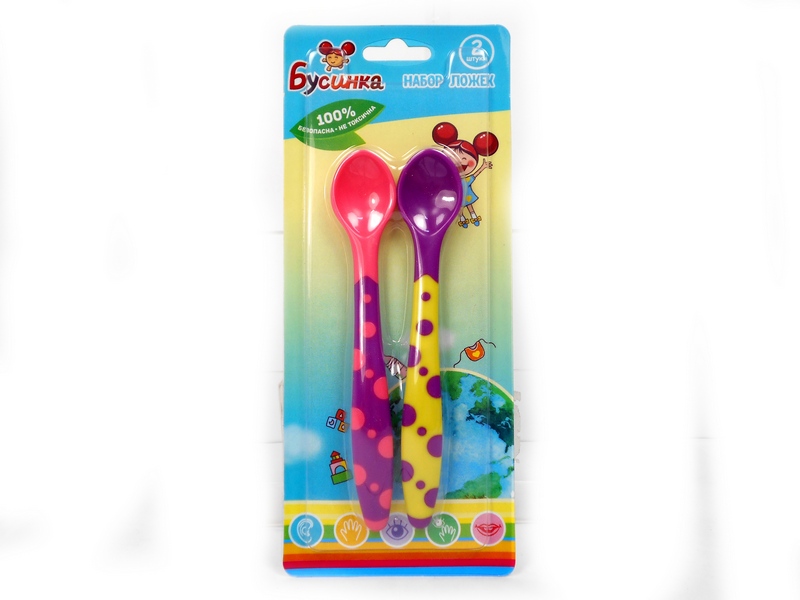 Набор ложек пластмассовых 2 шт 030