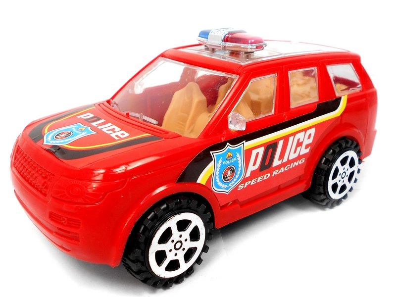 Машина инерц. ПОЛИЦЕЙСКИЙ ДЖИП 18 см в пак.