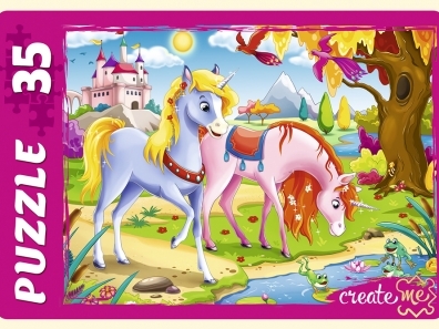 МАКСИ-ПАЗЛЫ 35 элементов. СКАЗОЧНЫЕ ЕДИНОРОГИ