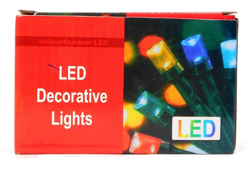 Купить оптом Гирлянда метражная 3,5 м, 50 разноцветных ламп, темная нить, 8 режимов НУ-6543 в Луганске