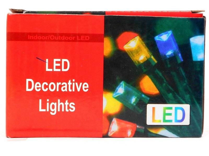 Гирлянда метражная 9 м, 100 синих ламп, темная нить, 8 режимов НУ-6559