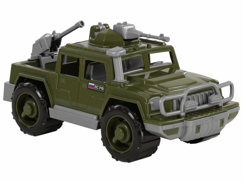 Автомобиль-пикап военный "Защитник" с 2-мя пулемётами