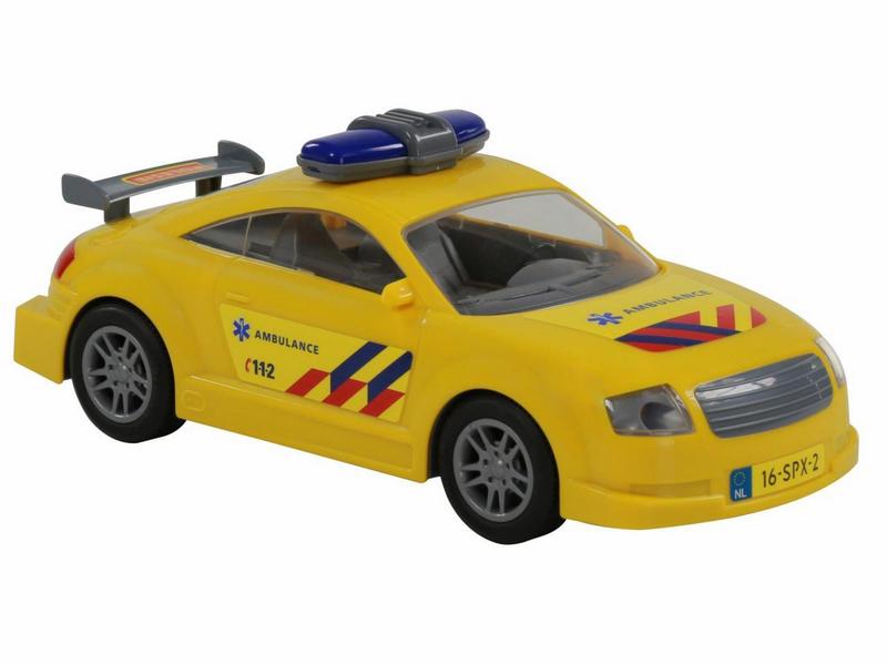 Автомобиль инерционный "Скорая помощь" в пакете