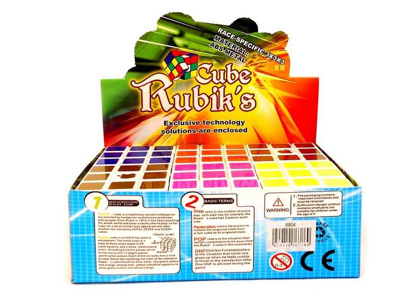 Кубик Рубика 6*6*6см 6804