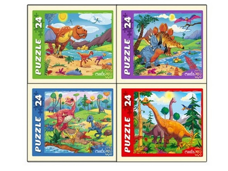 ПАЗЛЫ 24 элемента. ДИНОЗАВРЫ кратно 32