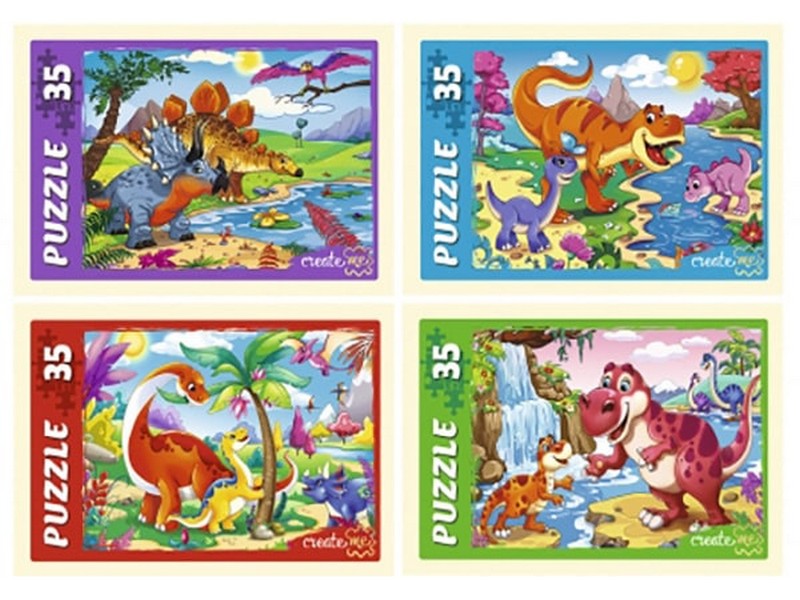 ПАЗЛЫ 35 элементов. МИР ДИНОЗАВРОВ кратно 32