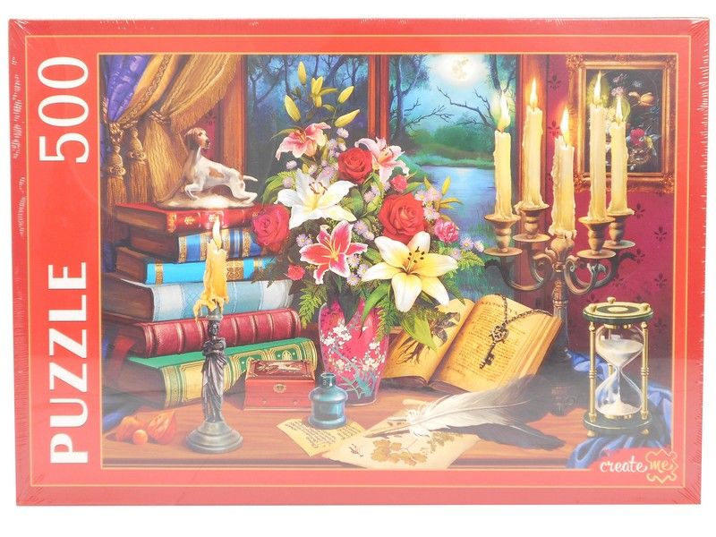 ПАЗЛЫ 500 элементов. ТАИНСТВЕННЫЙ НАТЮРМОРТ