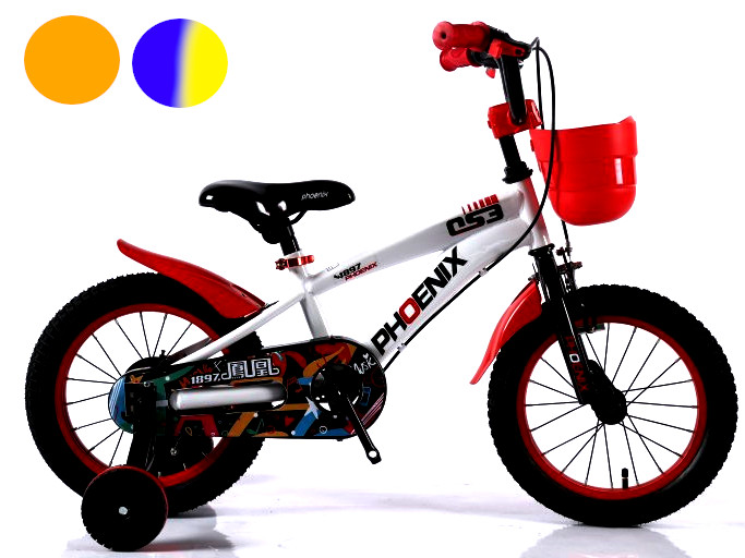 Велосипед 12 (оранжевый, сине-желтый) MXZ-12