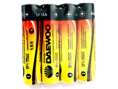 34186 []Батарейки мизинчиковые DAEWOO ENERGY alkaline (щел.,1,5V) LR03 4шт/уп
