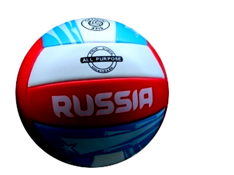 Мяч волейбольный RUSSIA ПУ 260г 5 размер AN01124