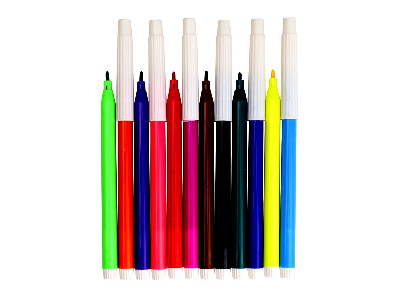 Фломастеры невентилируемые 12цв. ВИРАЖИ в блистере