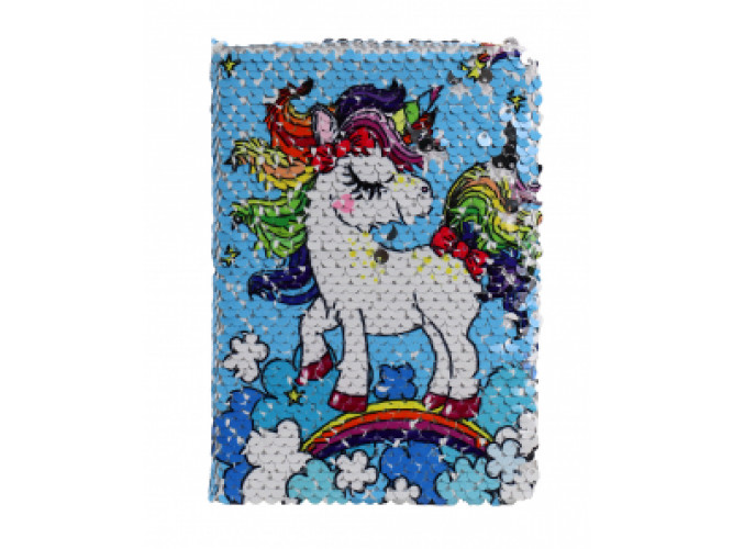 Записная книжка А6 80л. ПАЙЕТКИ-МИКС-3