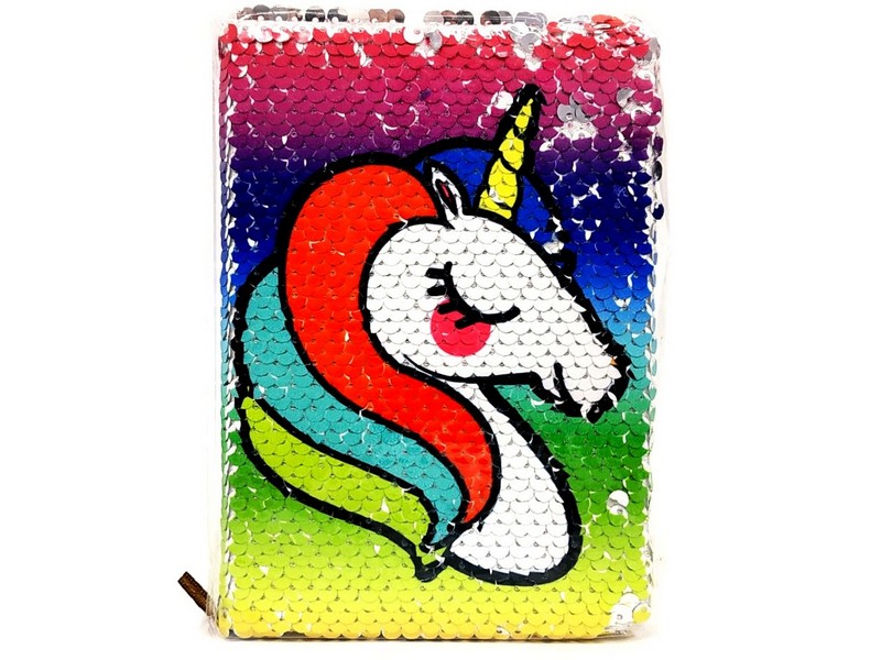 Записная книжка А6 80л. ПАЙЕТКИ-МИКС-5