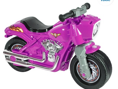 Купить оптом Мотобайк 2-х колесный розовый в Луганске