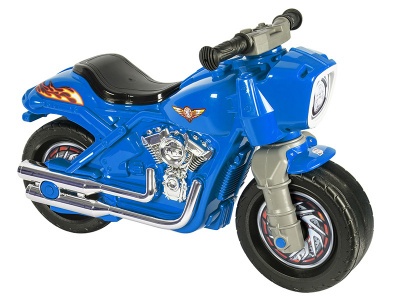 Мотоцикл-каталка 2-х колесный Мотобайк синий