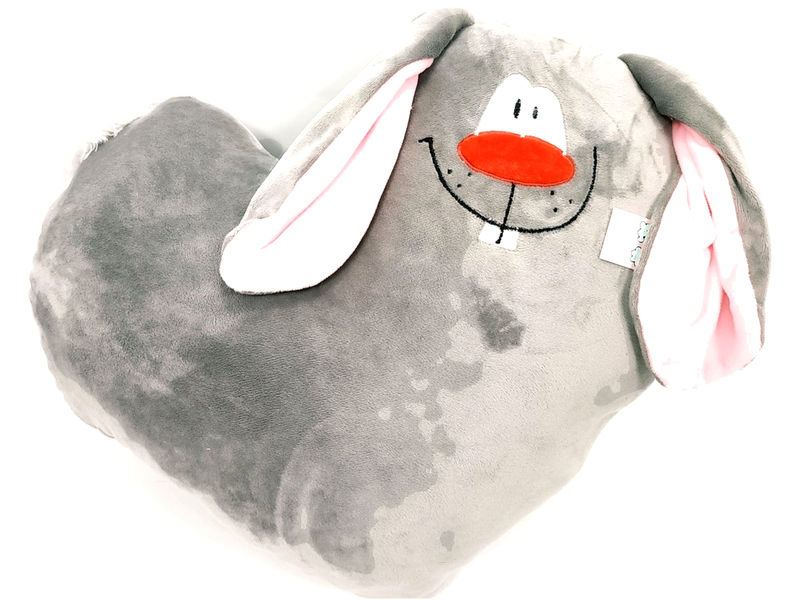 Подушка сердце Заяц 50*42см 202002/26