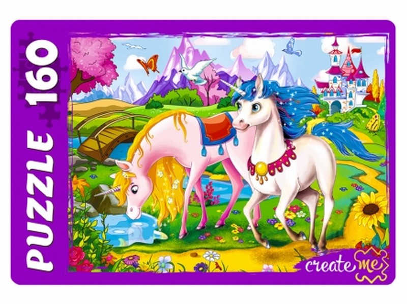 ПАЗЛЫ 160 элементов. ЧУДЕСНЫЕ ЕДИНОРОГИ №10