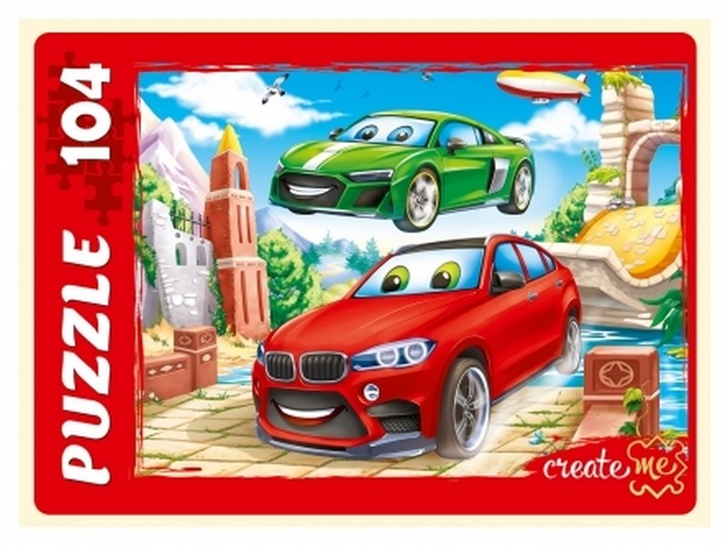 ПАЗЛЫ 104 элемента. УВЛЕКАТЕЛЬНЫЕ ГОНКИ