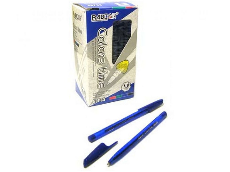 Ручка шарик RADDAR Colors time синий трехгр корпус, 1мм синяя