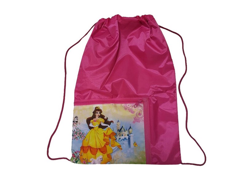 Мешок для обуви 1 отделение, с карманом ПРИНЦЕССА И ЛЮБИМЕЦ 330х445 (МО-6178)