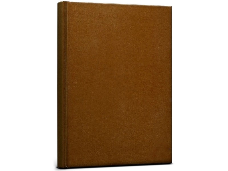 Ежедневник А5 80 л. КОРИЧНЕВЫЙ бумвинил, недатированный (80БВ-4635)