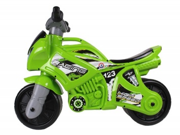 Мотоцикл 2-х колесный черно-зеленый