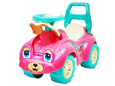 Автомобиль для прогулок розовый