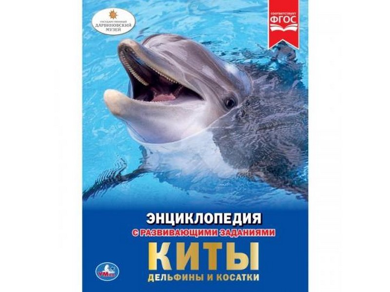 ЭНЦИКЛОПЕДИЯ А4. КИТЫ, ДЕЛЬФИНЫ И КОСАТКИ (С РАЗВИВАЮЩИМИ ЗАДАНИЯМИ)