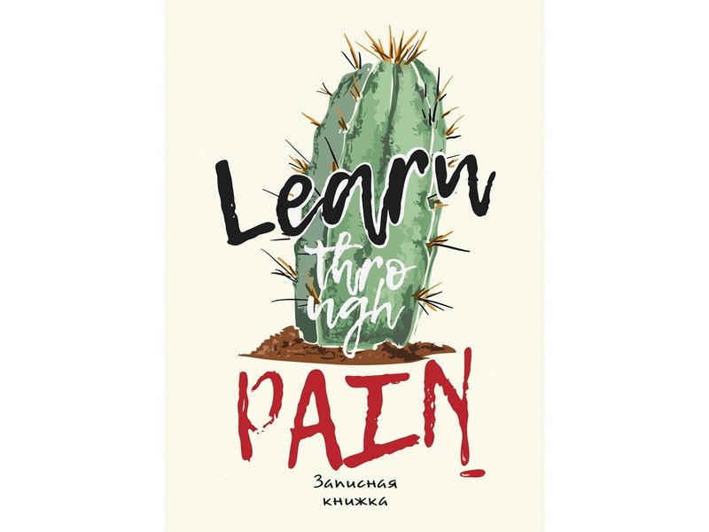 ЗАПИСНАЯ КНИЖКА А7 48л. СУРОВЫЙ КАКТУС (7БЦ, глянц. лам.) К48-5488