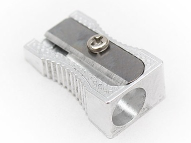 Точилка 1 отверстие без контейнера металл. ТК-3346