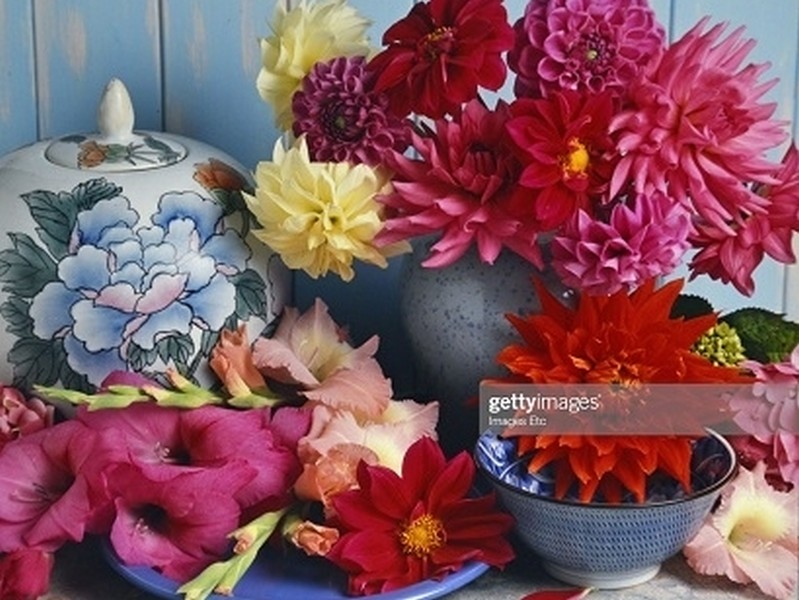 Холст с красками 40х50 см по номерам. ЯРКИЕ ЦВЕТОЧКИ