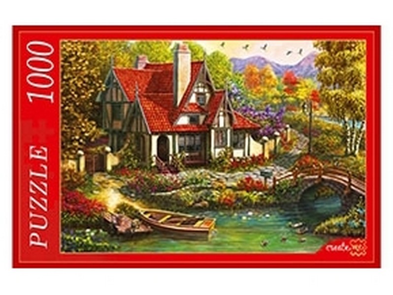 ПАЗЛЫ 1000 элементов. ДОМИК У ПРИЧАЛА