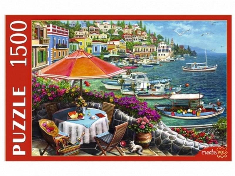 ПАЗЛЫ 1500 элементов. МОРСКАЯ НАБЕРЕЖНАЯ