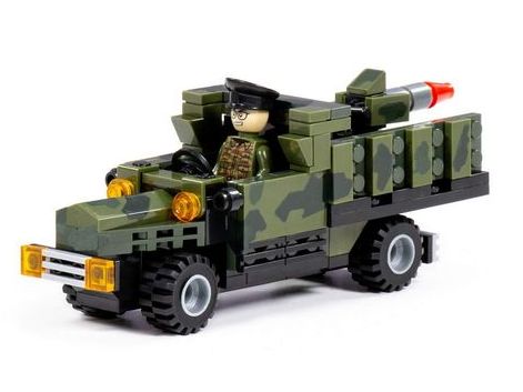 Конструктор "Классик" "Армия-2.1" 121 эл. в коробке