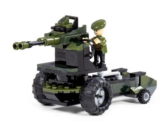 Конструктор "Классик" "Армия-2.5" 108 эл. в коробке