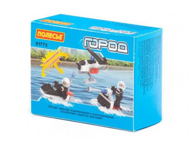 Конструктор "Классик" "Город. Полиция-7" 43 эл. в коробке