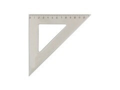 37635 [Л-6205]Треугольник ПРОЗРАЧНЫЙ ТОНИРОВАННЫЙ 12см Л-6205