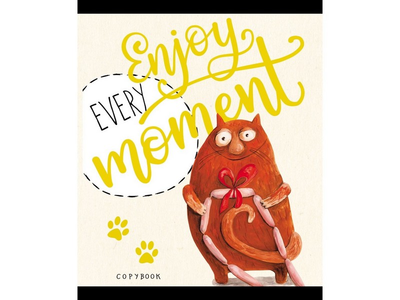 Тетрадь КЛЕТКА 48л. МИЛЫЕ ЖИВОТНЫЕ (цвет. мелов. обл., глиттер)