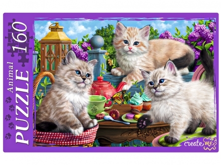 ПАЗЛЫ 160 элементов. КОТЯТА И СЛАДОСТИ