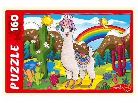 ПАЗЛЫ 160 элементов. ЯРКАЯ ЛАМА