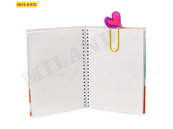 Закладка-скрепка КРАСИВОЕ СЕРДЦЕ ЗК-5019