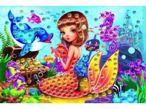 МОЗАИКА ИЗ ПАЙЕТОК МИЛАЯ РУСАЛКА Формат А4 (М-6060)