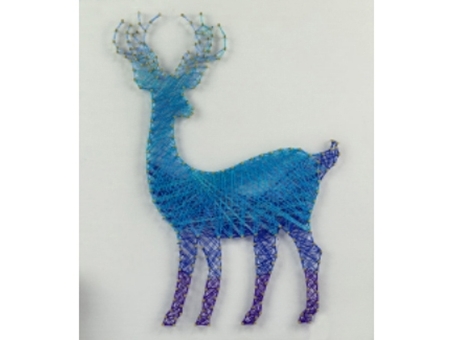 Набор для детского творчества стринг арт 20*30см "ВОЛШЕБНЫЙ ОЛЕНЬ" (DH4003)