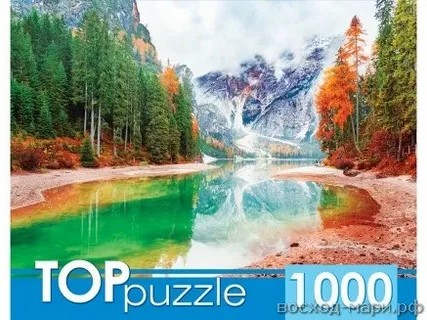 TOPpuzzle ПАЗЛЫ 1000 элементов ИТАЛИЯ. ОЗЕРО БРАЙЕС