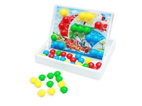 Мозаика со схемами 48 дет. в чемодане И-8319